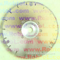 Segmented Electroplated Diamond Cutting Blade with Protection Segments and Flange-----ELAF